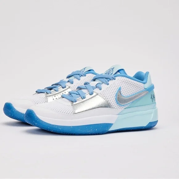 Nike Ja 1 “All Star” Basketball Sneaker in Glacier Blue Size 7Y - Picture 2 of 15